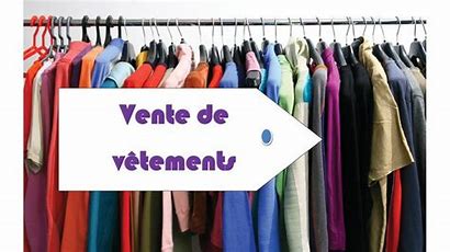 Vente de vêtements