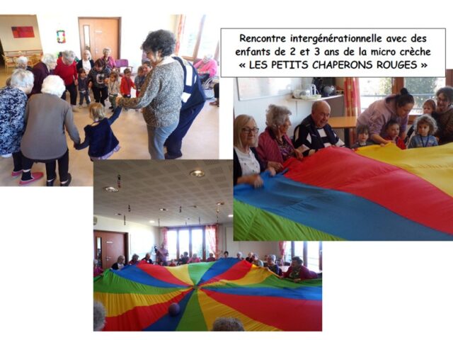 RENCONTRE INTER-GENERATIONNELLE AVEC LA MICRO CRECHE DE SAINT-HEAND