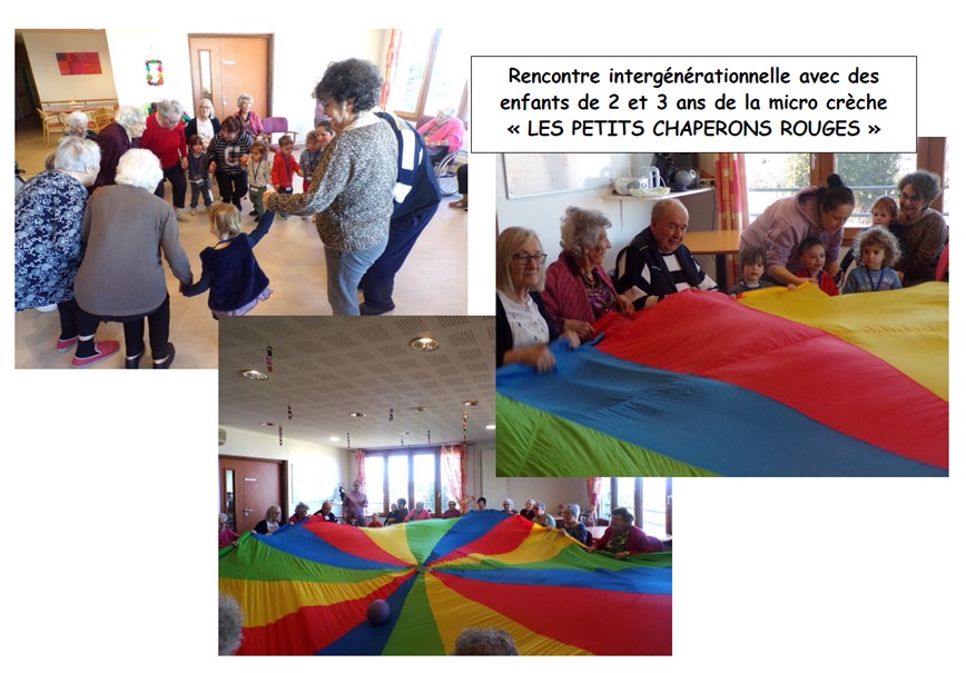 RENCONTRE INTER-GENERATIONNELLE AVEC LA MICRO CRECHE DE SAINT-HEAND
