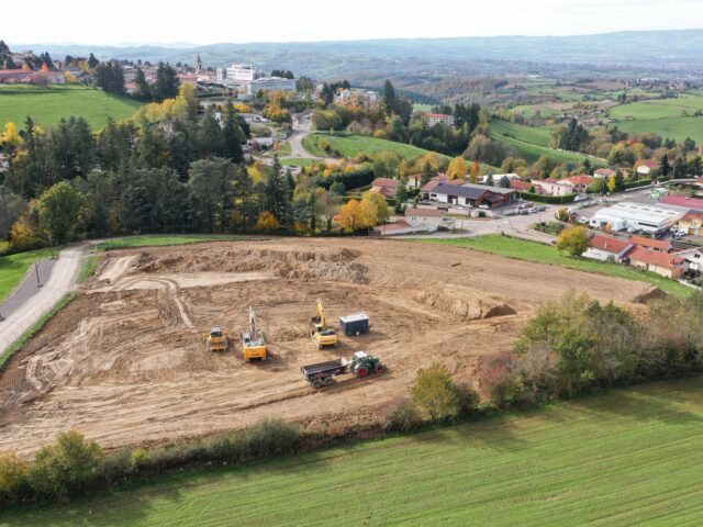 31/10 : un drone capture la construction !
